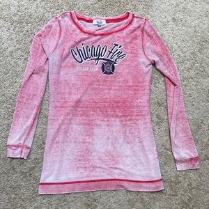 Ladies Chicago Fire Long Sleeve Top